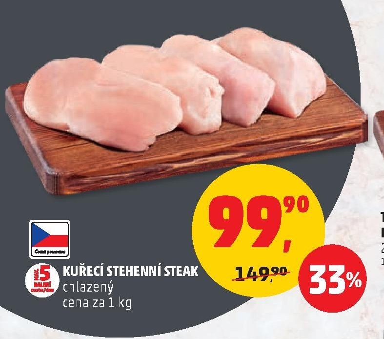KUŘECÍ STEHENNÍ STEAK
