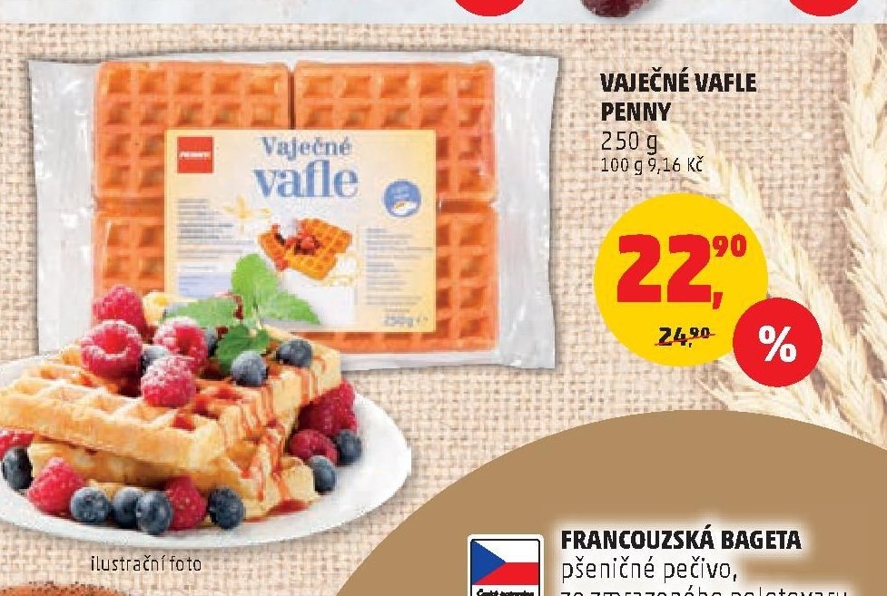 VAJEČNÉ VAFLE PENNY