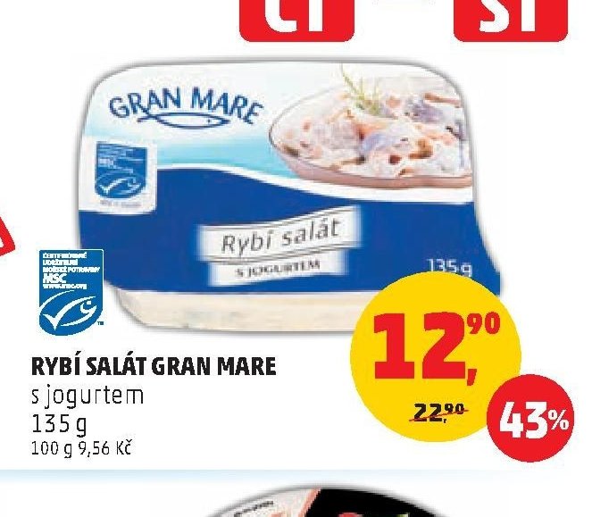 RYBÍ SALÁT GRAN MARE s jogurtem