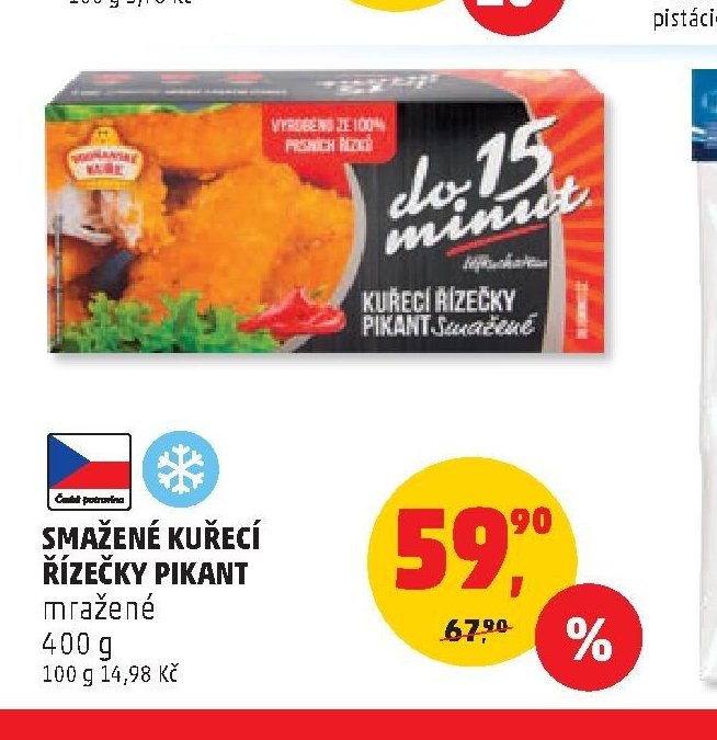 SMAŽENÉ KUŘECÍ ŘÍZEČKY PIKANT