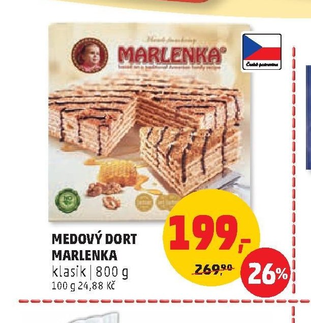MEDOVÝ DORT MARLENKA