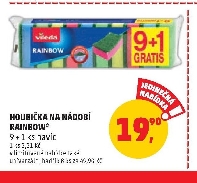 HOUBIČKA NA NÁDOBÍ RAINBOW