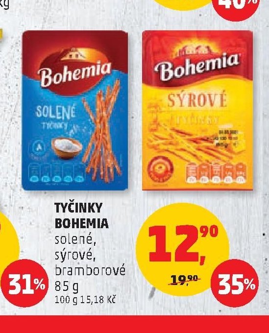 TYČINKY BOHEMIA