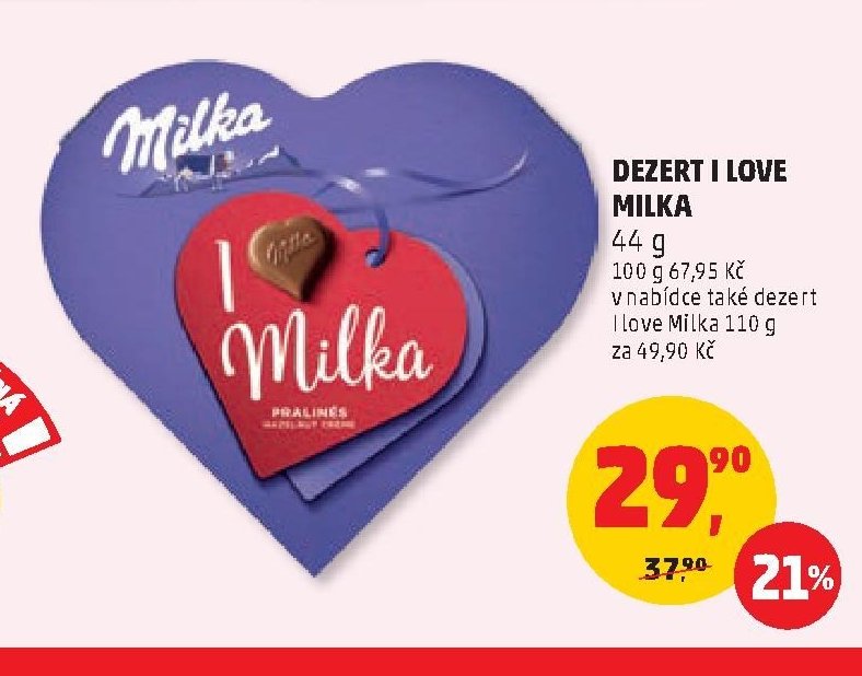 Dezert I Love Milka