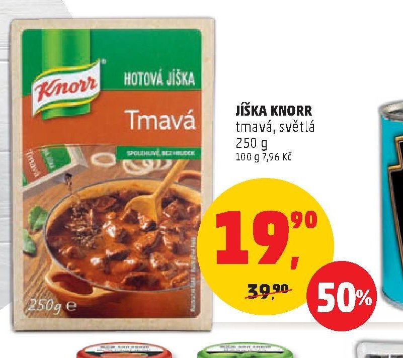 JÍŠKA KNORR tmavá, světlá 250 g