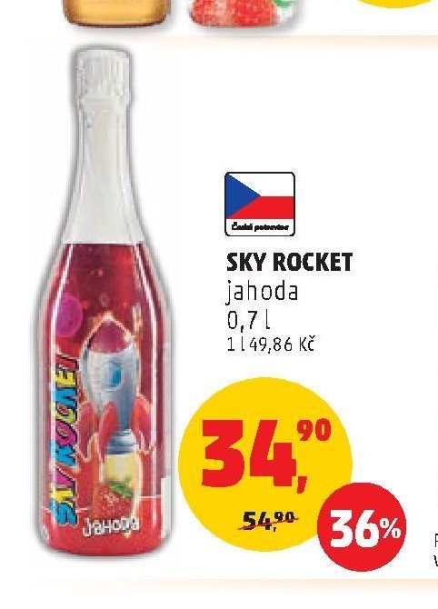 Sky Rocket jahoda 0,7 l