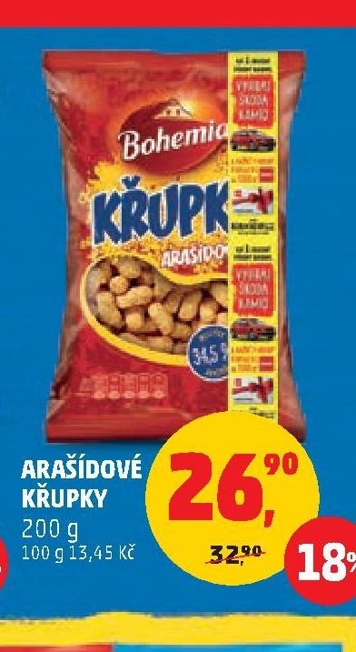 ARAŠÍDOVÉ KŘUPKY