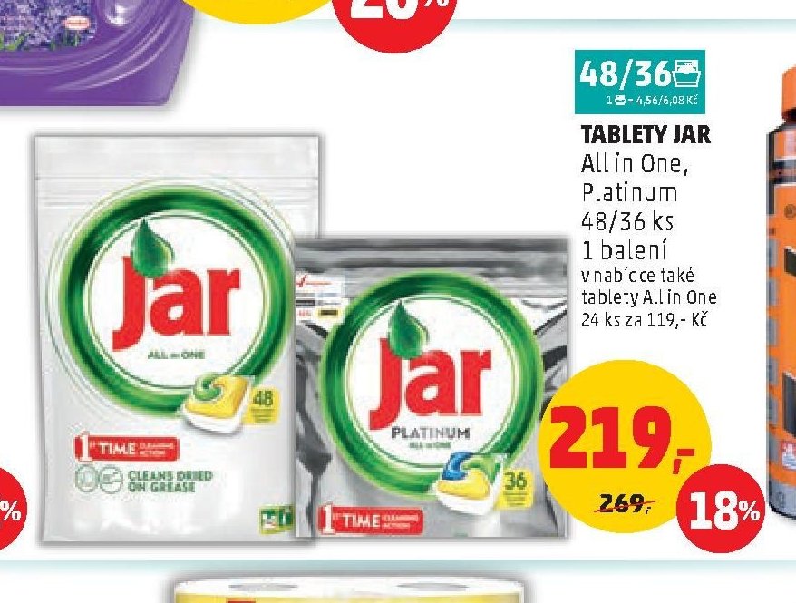 Tablety Jar All in One, Platinum