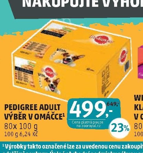 Pedigree Adult výběr v omáčce 80x 100 g