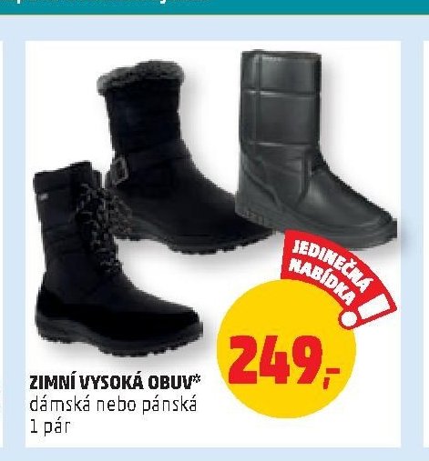 Zimní vysoká obuv