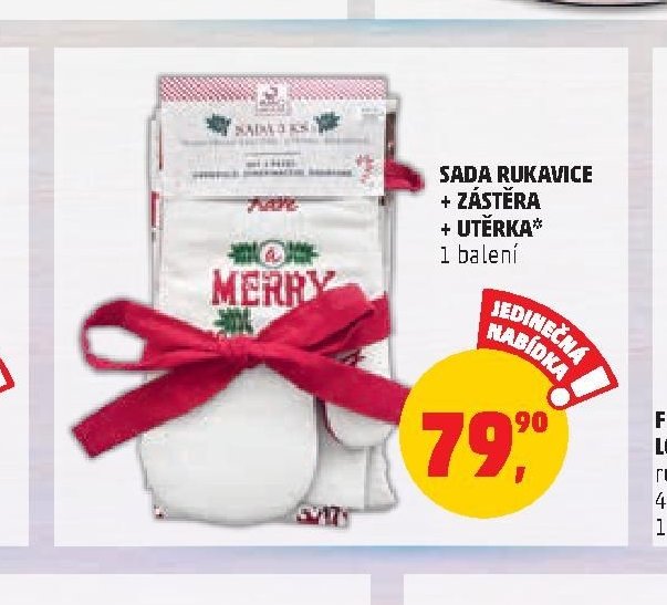 SADA RUKAVICE + ZÁSTĚRA + UTĚRKA