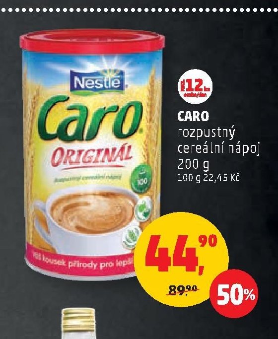 Caro rozpustný cereální nápoj