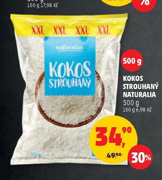 Kokos strouhaný Naturalia
