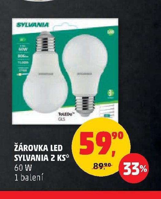 Žárovka LED Sylvania 2 ks