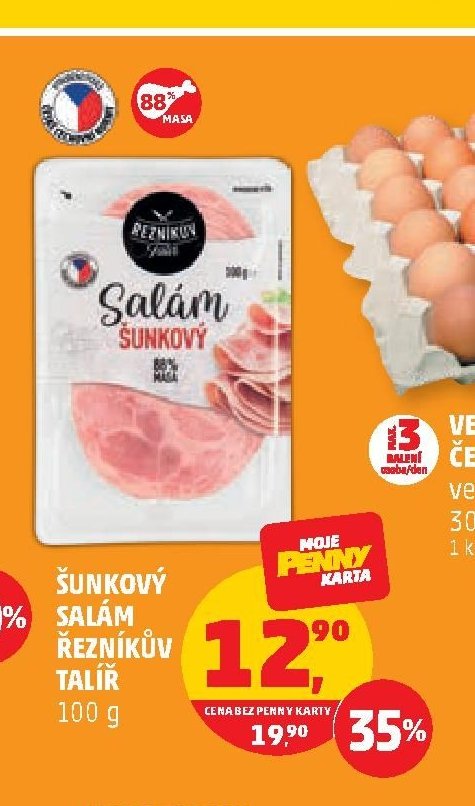 Šunkový salám Řezníkův talíř
