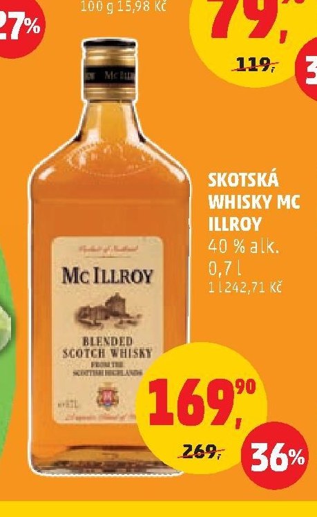 Skotská whisky Mc Illroy