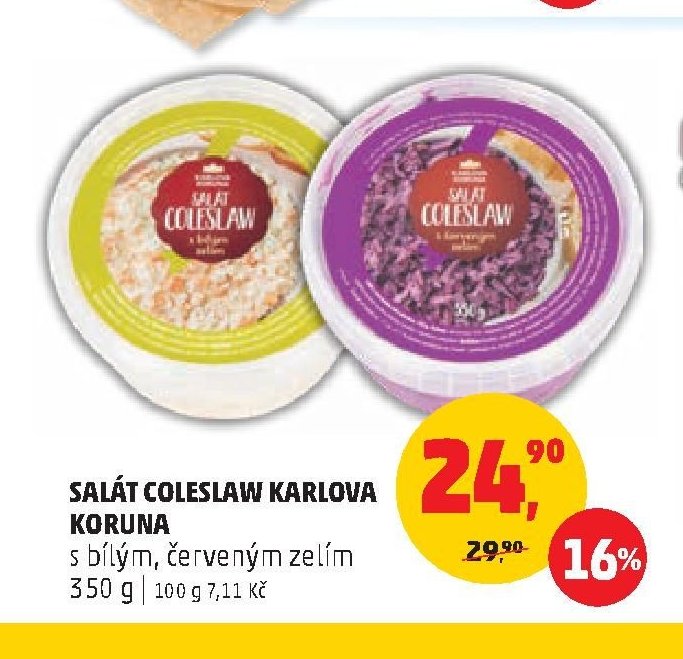 SALÁT COLESLAW KARLOVA KORUNA 350 g