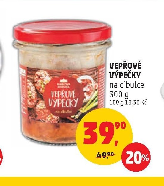 VEPŘOVÉ VÝPEČKY 300 g