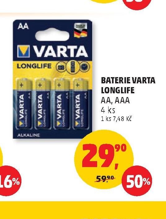 Baterie Varta Longlife