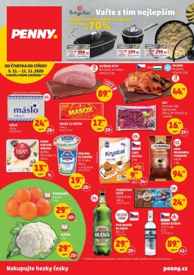 akční leták Penny Market 5.11.2020-11.11.2020