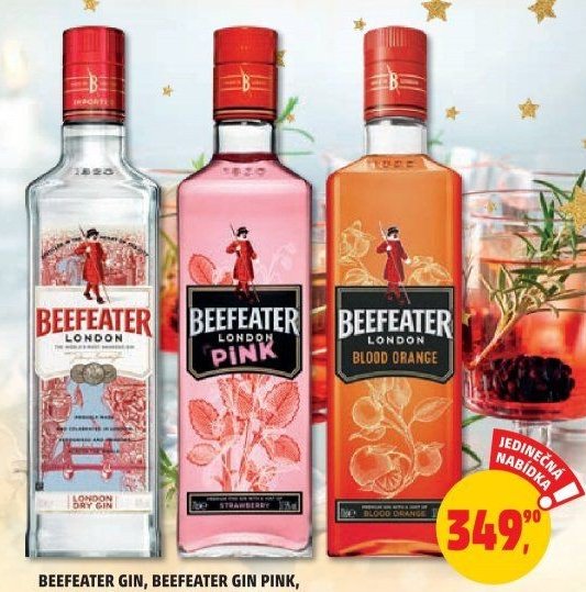 BEEFEATER GIN, BEEFEATER GIN PINK, BEEFEATER GIN BLOOD ORANGE