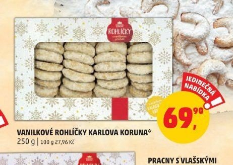 VANILKOVÉ ROHLÍČKY KARLOVA KORUNA