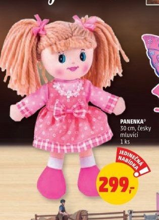 PANENKA 30 cm, česky mluvící