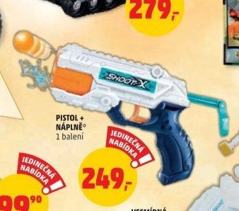 PISTOL + NÁPLNĚ