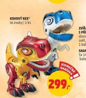 KOVOVÝ REX se zvuky