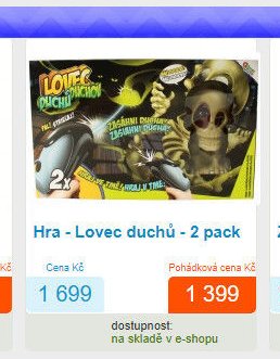 Hra - Lovec duchů - 2 pack