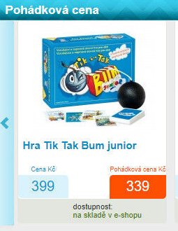 Hra Tik Tak Bum junior