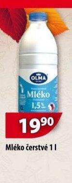 Mléko čerstvé 1 l