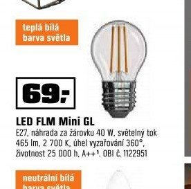 LED FLM Mini GL - OBI akcniletaky.com