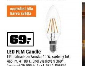 LED FLM Candle - OBI akcniletaky.com