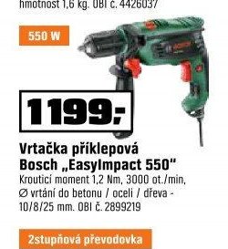 Vrtačka příklepová Bosch EasyImpact 550 - OBI akcniletaky.com