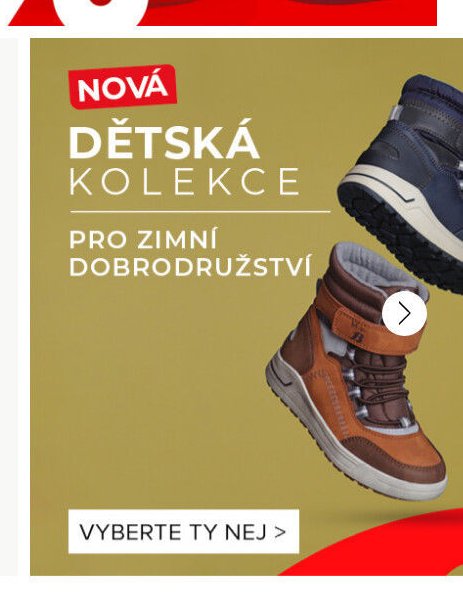 Dětská zimní obuv
