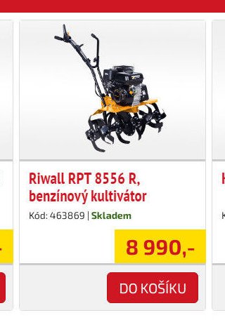 Riwall RPT 8556 R, benzínový kultivátor - UNI HOBBY akcniletaky.com