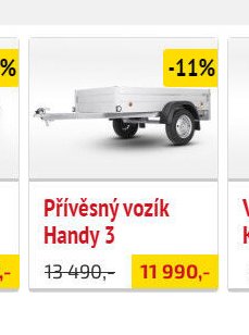Přívěsný vozík Handy 3 - UNI HOBBY akcniletaky.com
