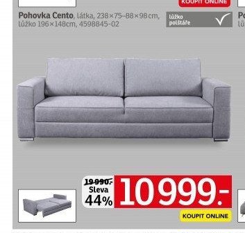 Pohovka Cento, látka - ASKO akcniletaky.com