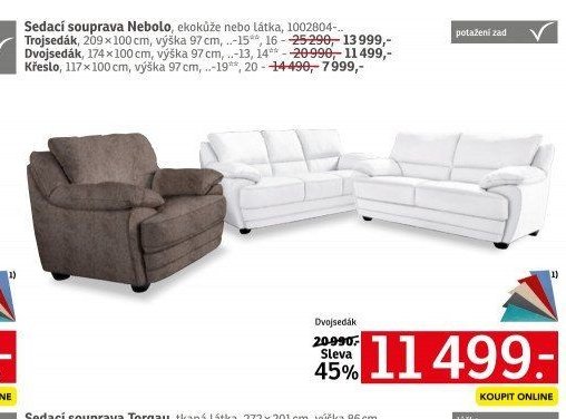 Sedací souprava Nebolo - ASKO akcniletaky.com