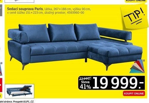 Sedací souprava Paris - ASKO akcniletaky.com
