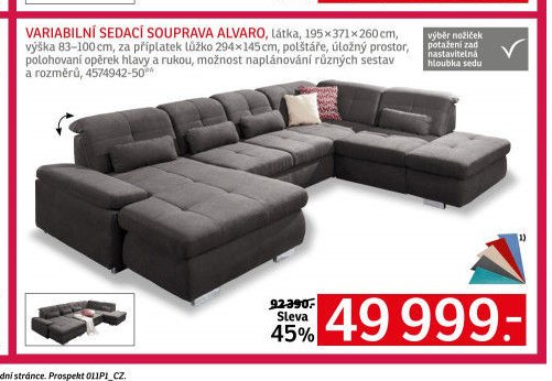VARIABILNÍ SEDACÍ SOUPRAVA ALVARO - ASKO akcniletaky.com