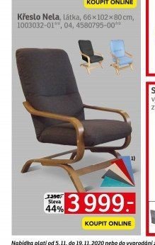 Křeslo Nela - ASKO akcniletaky.com