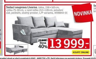 Sedací souprava Livorno - ASKO akcniletaky.com