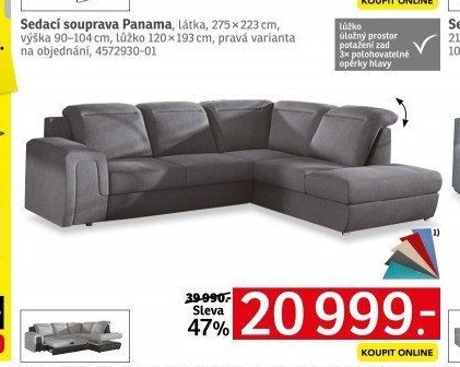 Sedací souprava Panama - ASKO akcniletaky.com