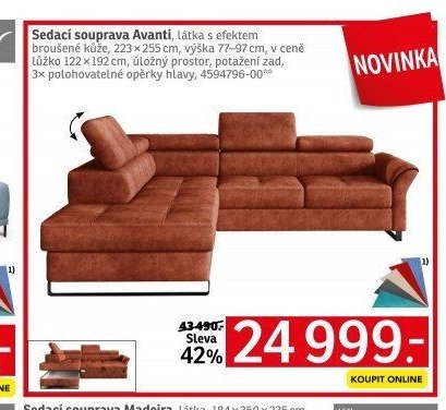 Sedací souprava Avanti - ASKO akcniletaky.com
