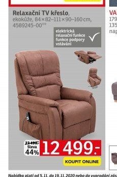 Relaxační TV křeslo - ASKO akcniletaky.com