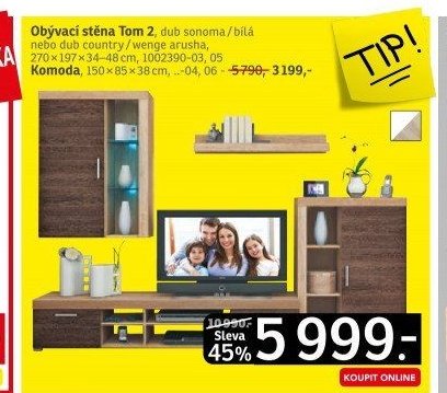 Obývací stěna Tom 2 - ASKO akcniletaky.com