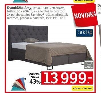 Dvoulůžko Amy - ASKO akcniletaky.com