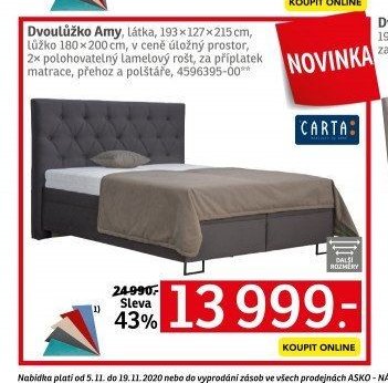 Dvoulůžko Amy - ASKO akcniletaky.com